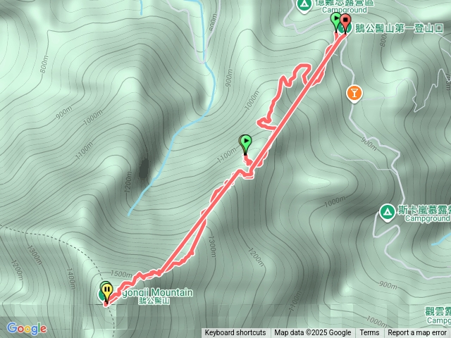 鵝公髻第一登山步道預覽圖