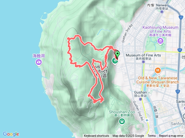 小百岳集起來壽山、泰國谷、一簾幽夢步道202501251705