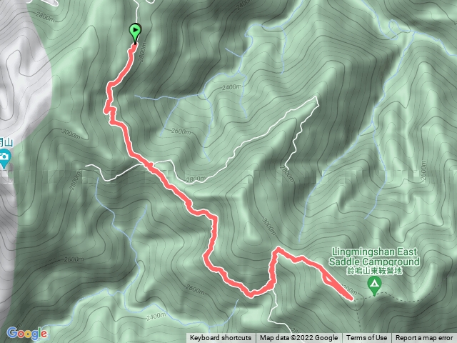 閂山登山口紮營一日單攻鈴鳴山