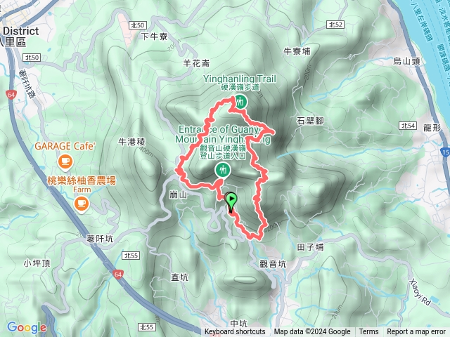 小北插，北橫，大英雄上硬漢嶺
