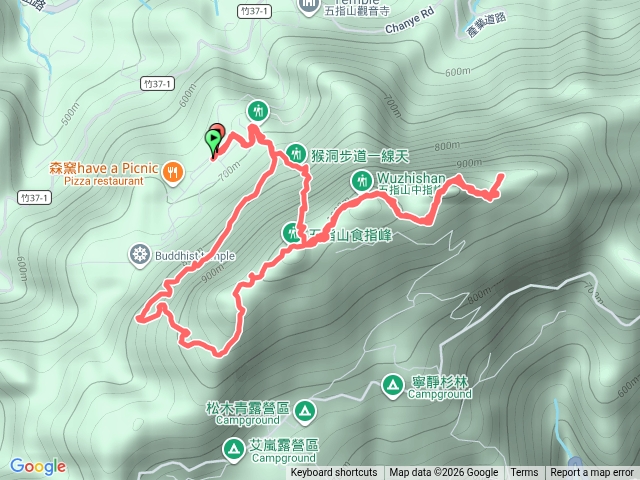 新竹-五指山登山步道預覽圖