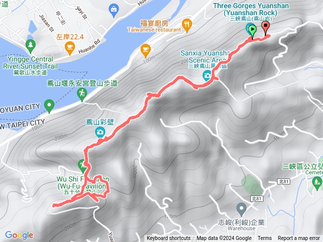 鳶山大鐘到50分山來回