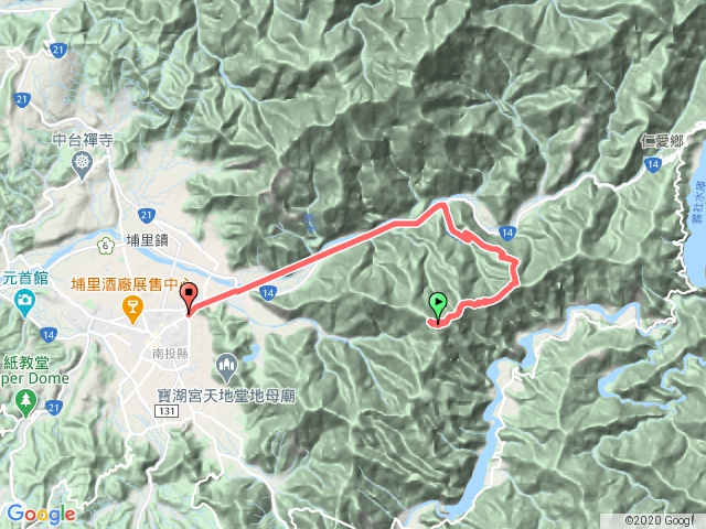 埔里高工出發 舊武界山