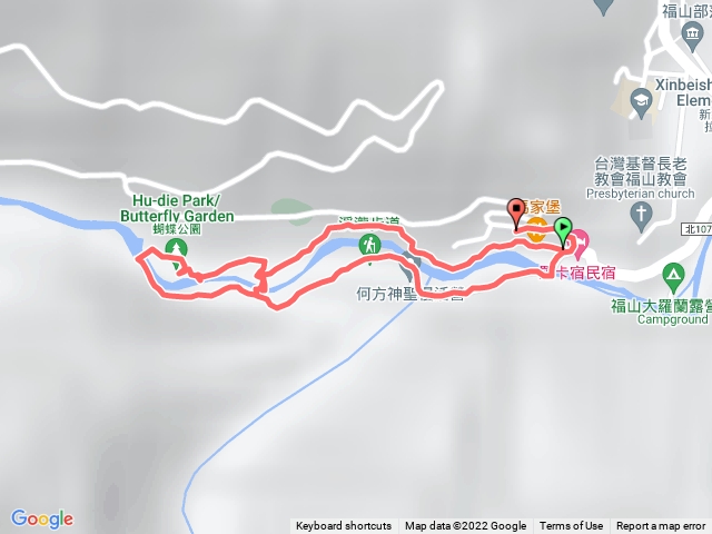 烏來福山古圳步道、蝴蝶公園