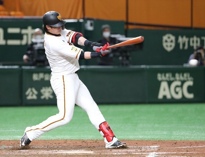 陽岱鋼。 擷圖自巨人隊官方推特 陽岱鋼。 擷圖自巨人隊官方推特