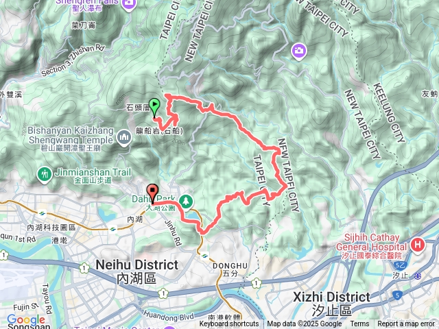 內湖白石湖縱走汐止東湖12連峰 - 2025-11-29預覽圖