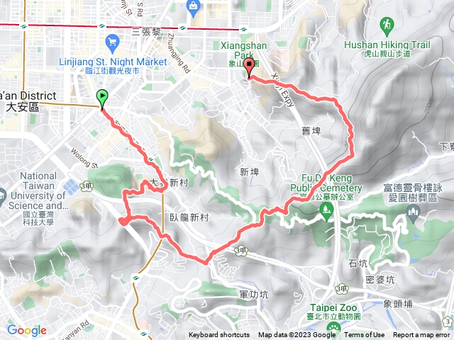 黎和公園-中埔山-東峰-軍功山-妙高台-象山