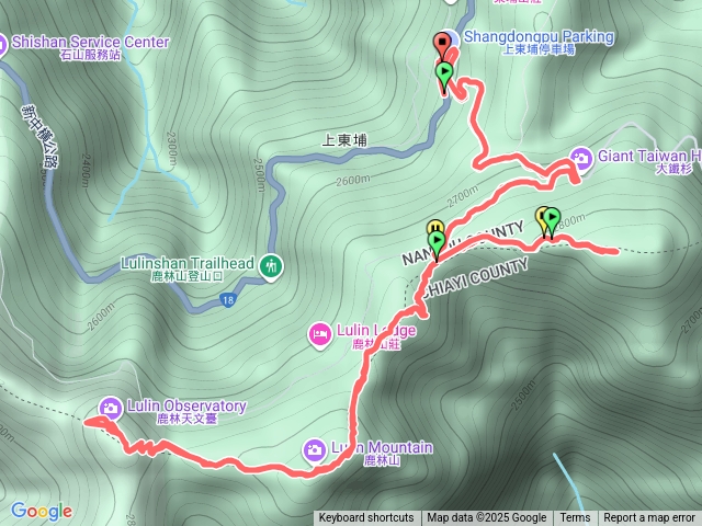 塔塔加三山縱走