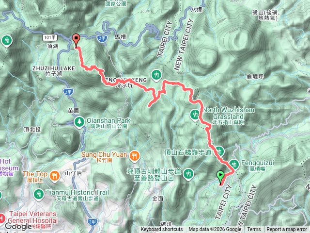 陽明山東西大縱走_東邊預覽圖