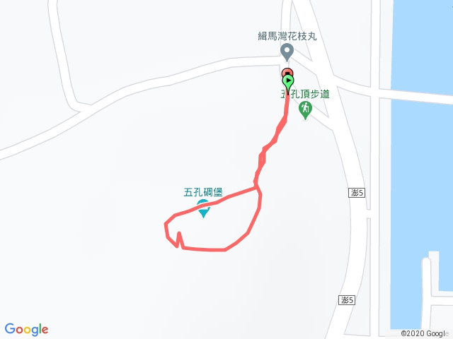 澎湖五孔頂步道