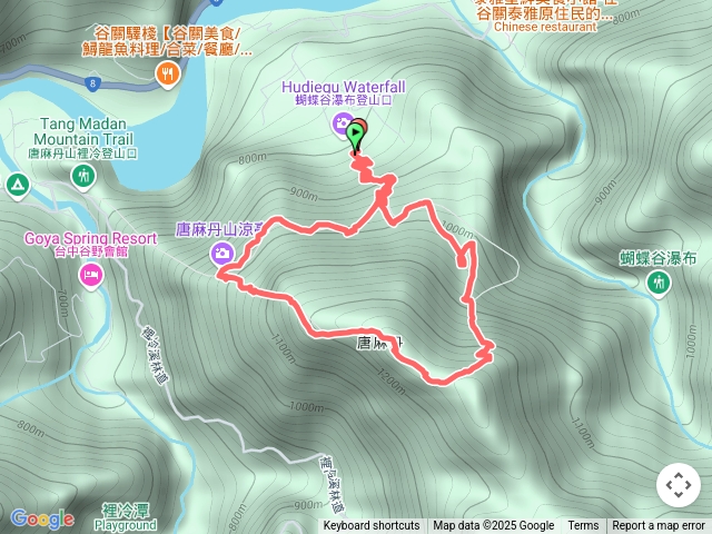 松鶴登山口唐麻丹山大O