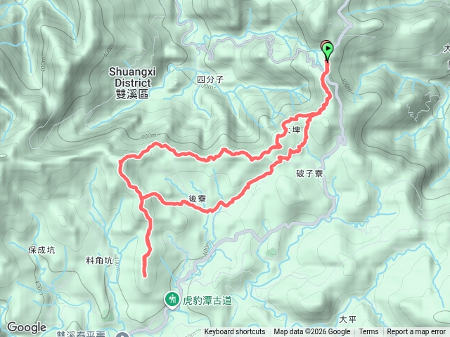 大樟嶺古道-溪尾寮山-東柑腳山Q形