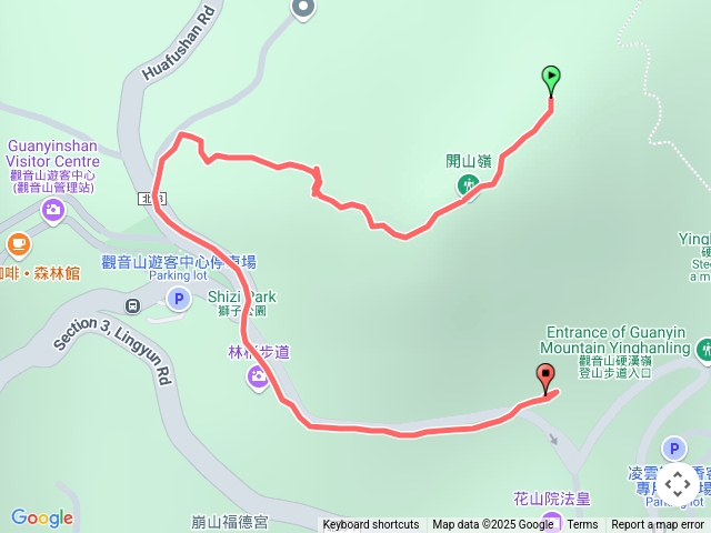 新北觀音山開山嶺