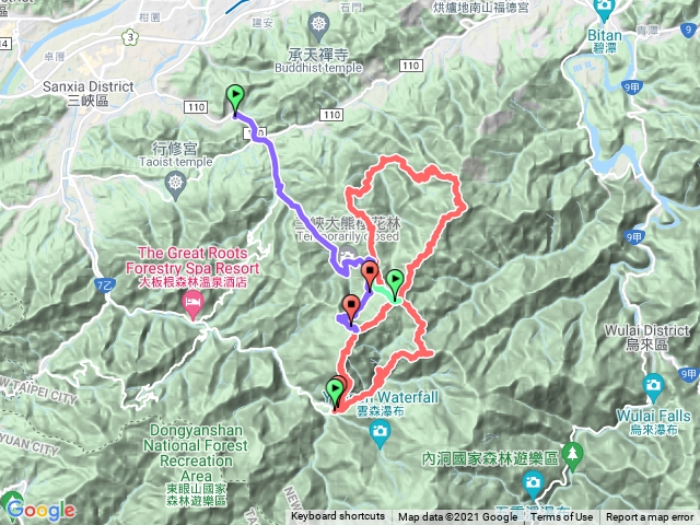 新店獅頭山竹坑山熊空山加九嶺