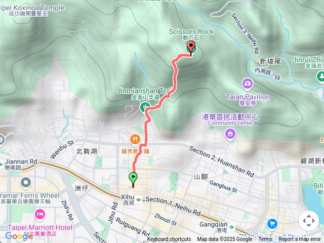 金面山＞剪刀石