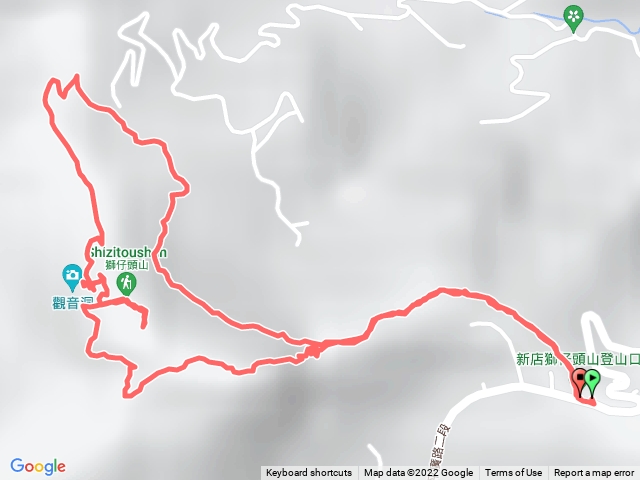 獅仔頭經大小土匪洞o型