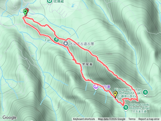 20260816F133公車總站-竿尾崙山-大屯溪古道O行預覽圖