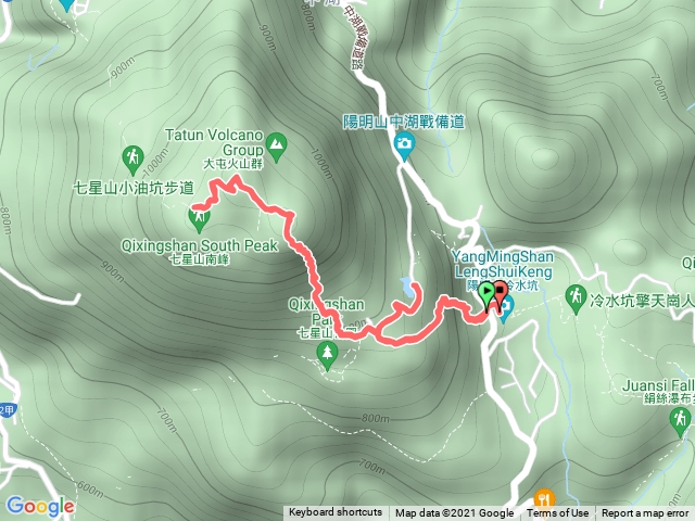 七星山主峰東峰夢幻湖