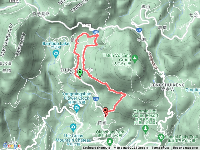 琳-竹子湖環狀步道+七星山苗圃步道