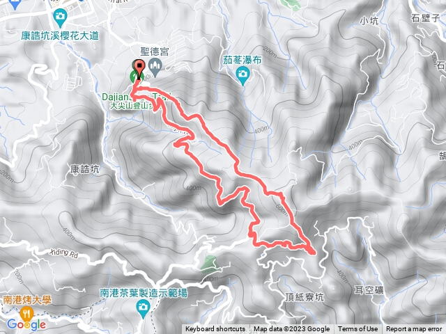 日夜都漂亮 大尖山四分尾山九層坪山o型
