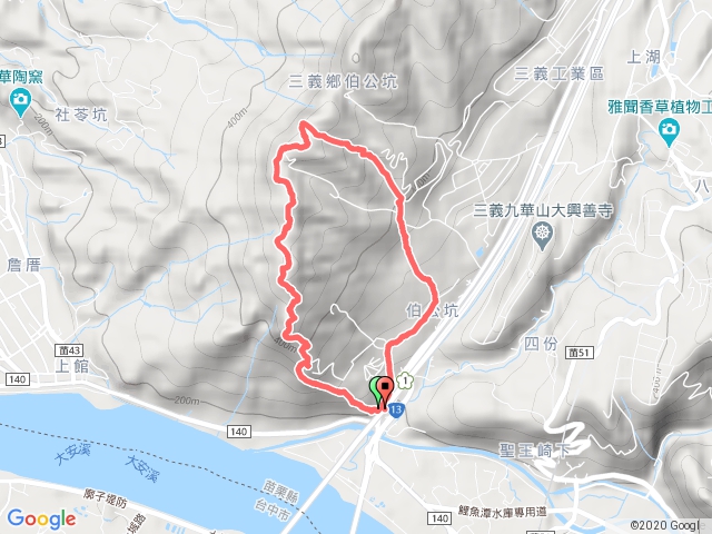 火炎山北鞍古道O型