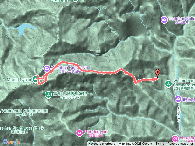 雪山主東+北稜角