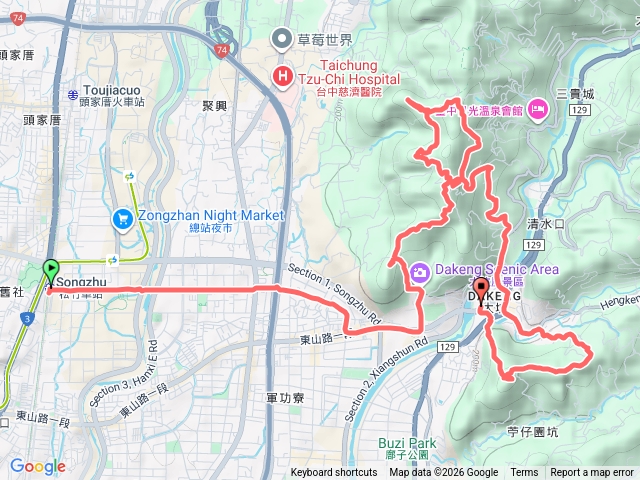 大坑繞一圈預覽圖