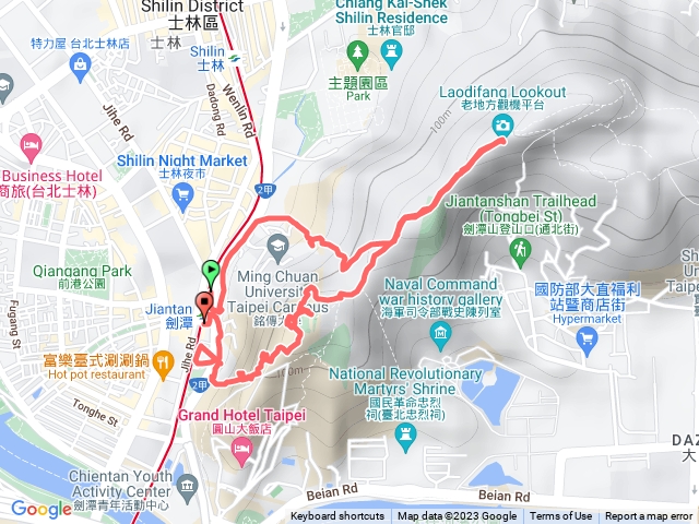 小百岳 009 台北 劍潭山 20230108