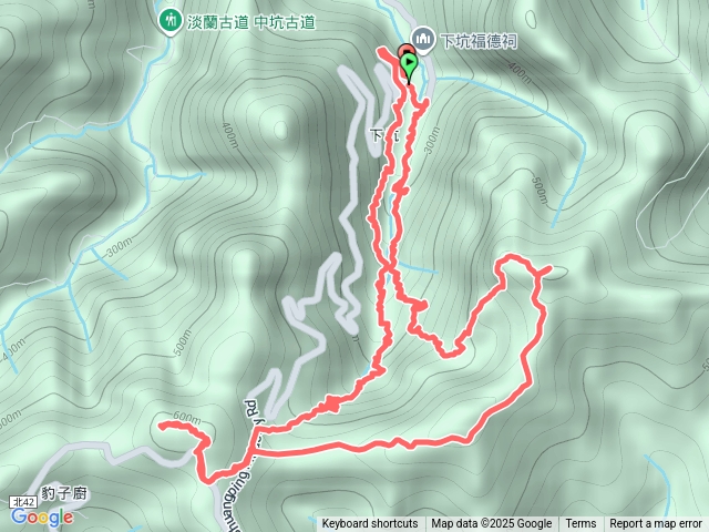 下坑古道O型｜柑腳山｜北豹子廚山