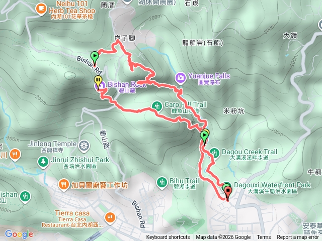 內湖碧山巖-鯉魚山-圓覺尖來回預覽圖