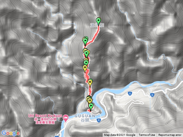 2021谷關七熊波津加山步道202104071840