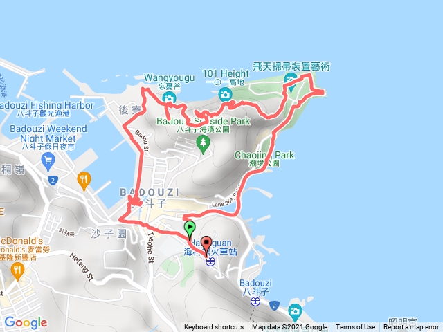 海科館-忘憂谷-海科館車站