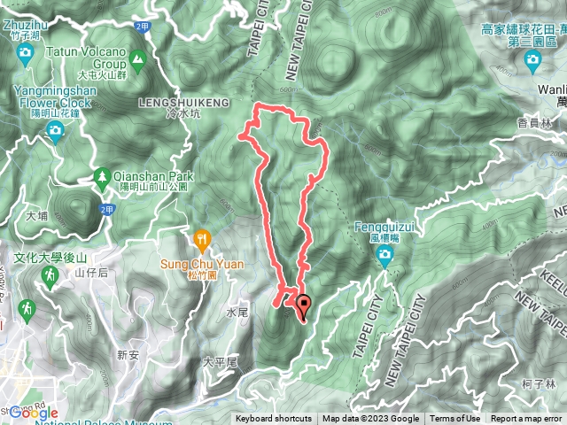 大崎腳步道、鵝尾山、瑪礁古道、擎天崗、風擎步道(5.8k➡️3k)、北五指山、高頂山、荷蘭古道 _O繞
