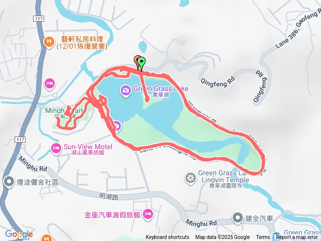 青草湖環湖健行記