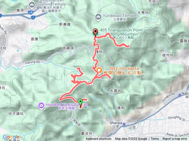 2025-12-06 補大青坑崙順登石灰坑東峰中坑山大湖坑步道(大高坑山禁止進入)預覽圖