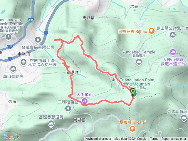 大棟山馬頭尖山東嶺頂山新潮嶺大湖頂山O型縱走預覽圖