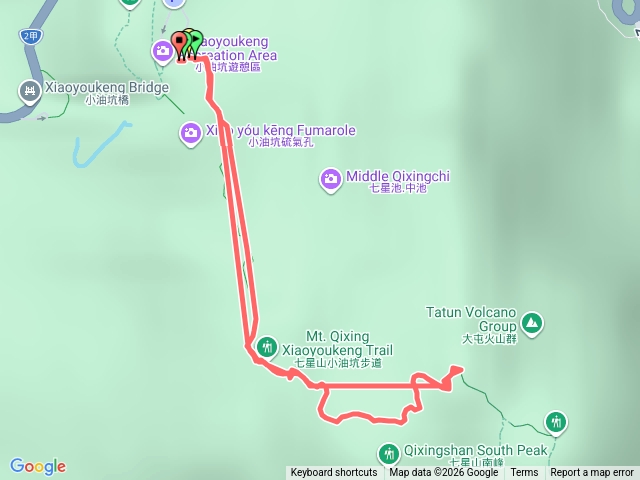 七星山主峰-小油坑步道