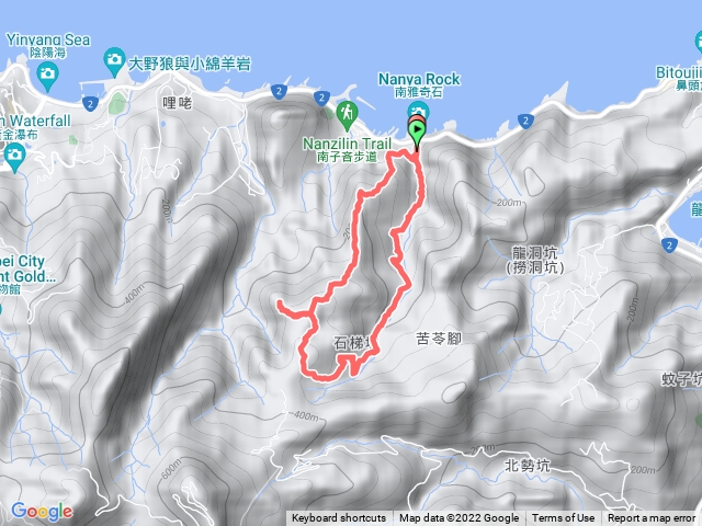 20220917黃金七稜～石梯坑稜+石梯坑古道O型走