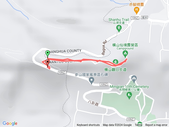 橫山步道三角點（偷懶路線）