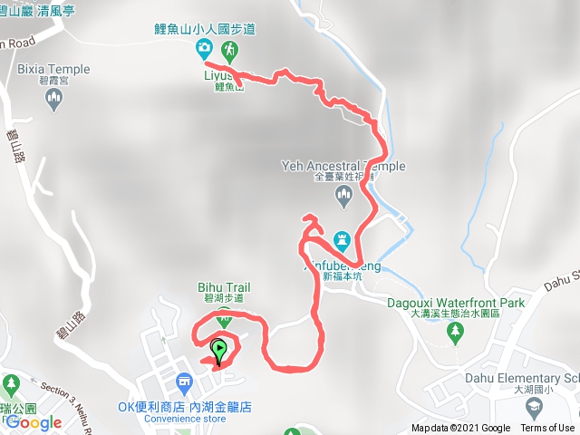 20210210碧湖步道-鯉魚山