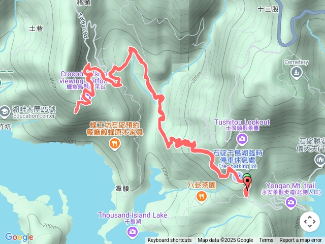 翡翠水庫景觀徒步區到鱷魚島