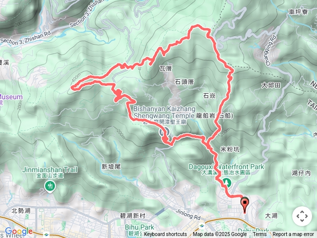 龍船岩開眼山白石湖山碧山大崙頭尾山繞走碧山巖預覽圖