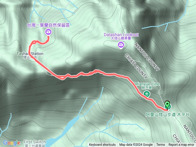 眠月線(無需申請路段來回)