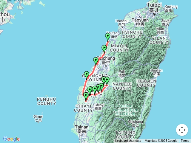 白沙屯進香6天南投民間受天宮