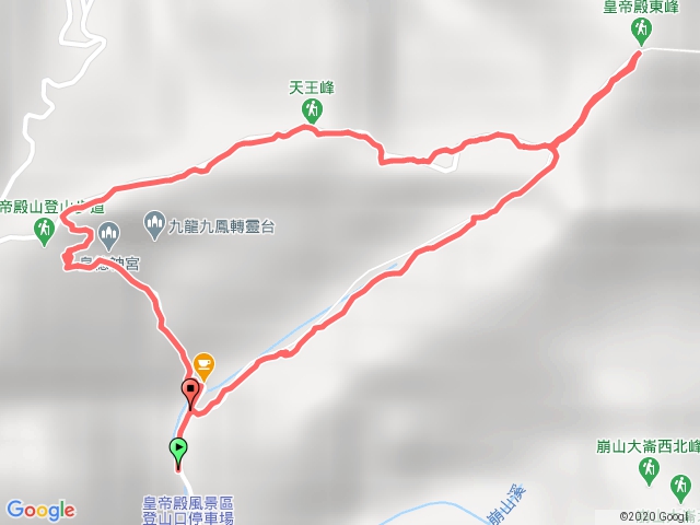 皇帝殿東峰霸尖稜線O型走