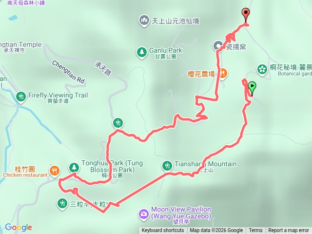 JJ天上山賞桐花麗景山莊線預覽圖