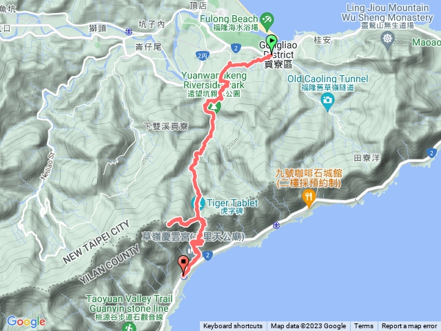 跟老婆一起走草嶺古道