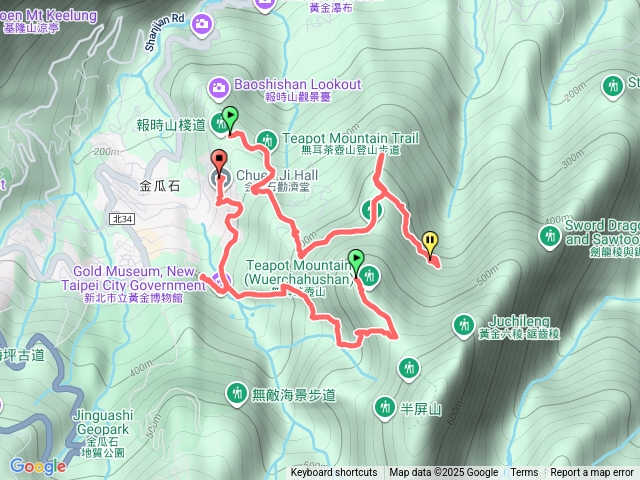 20251012黃金三稜-黃金二稜(煙囪山-哈巴狗)-黃金二洞-茶壺山-金老二O行