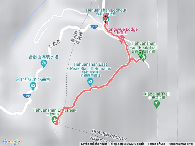 合歡山東峰步道