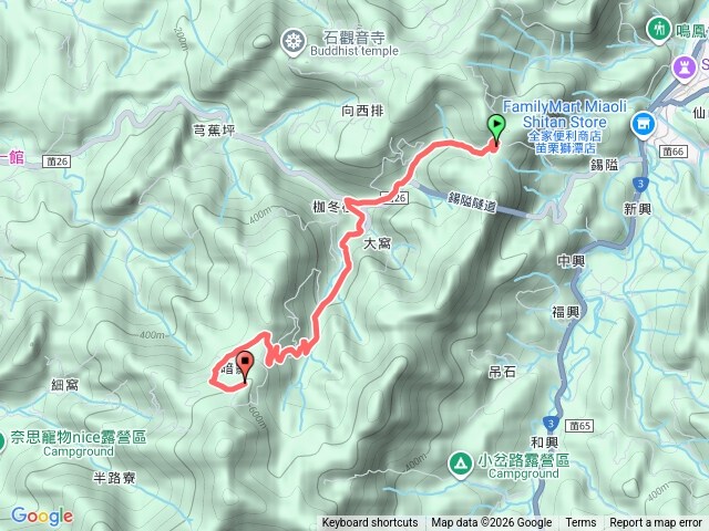 RSA44_楔隘古道→沖庫山登山口